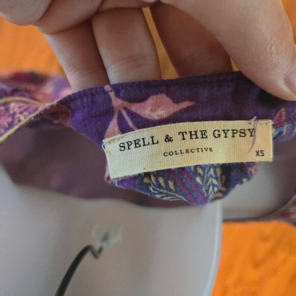 Spell & The Gypsy Collective Bianca Blouse in Wisteria Size XS - Picture 13 of 13